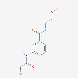 3-[(2-Bromoacetyl)amino]-N-(2-methoxyethyl)-benzamide