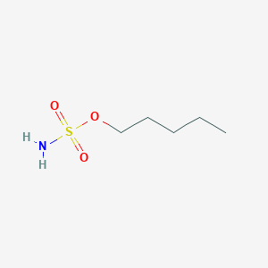 molecular formula C5H13NO3S B138996 Pentyl sulfamate CAS No. 637772-35-1