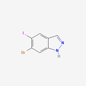 molecular formula C7H4BrIN2 B13899838 6-Bromo-5-iodo-1H-indazole 