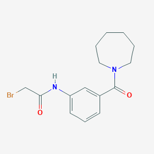 N-[3-(1-Azepanylcarbonyl)phenyl]-2-bromoacetamide