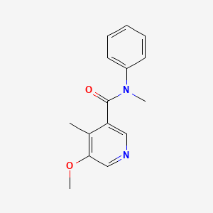 molecular formula C15H16N2O2 B1389988 5-Methoxy-N,4-dimethyl-N-phenylnicotinamide CAS No. 1105675-65-7