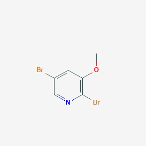 molecular formula C6H5Br2NO B1389993 2,5-Dibromo-3-methoxypyridine CAS No. 1142191-57-8