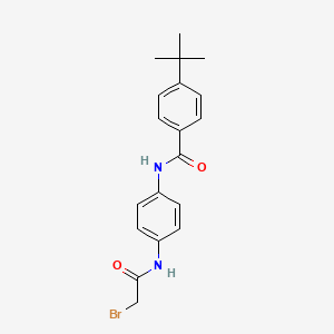 N-{4-[(2-Bromoacetyl)amino]phenyl}-4-(tert-butyl)benzamide