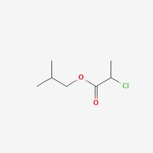 molecular formula C7H13ClO2 B13899974 Isobutyl 2-chloropropionate CAS No. 62108-67-2
