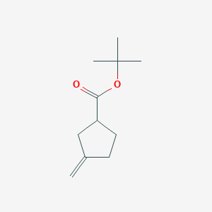 molecular formula C11H18O2 B13900131 Tert-butyl 3-methylenecyclopentane carboxylate 