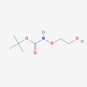 molecular formula C7H15NO4 B1390021 tert-butyl N-(2-hydroxyethoxy)carbamate CAS No. 609805-97-2