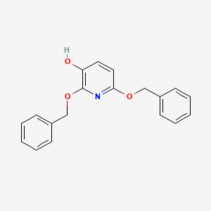 molecular formula C19H17NO3 B13900257 2,6-Bis(benzyloxy)pyridin-3-ol 