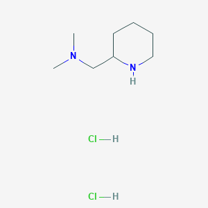 molecular formula C8H20Cl2N2 B1390036 Dimethyl-piperidin-2-ylmethyl-amine dihydrochloride CAS No. 1185304-33-9