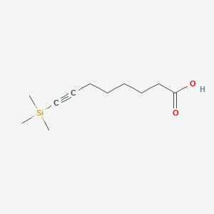 molecular formula C11H20O2Si B13900401 8-Trimethylsilyloct-7-ynoic acid 