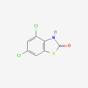 molecular formula C7H3Cl2NOS B1390048 4,6-Dichlorobenzo[d]thiazol-2(3H)-one CAS No. 87553-88-6