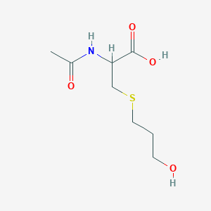 molecular formula C8H15NO4S B13900527 N-Acetyl-S-(3-hydroxypropyl)-DL-cysteine 