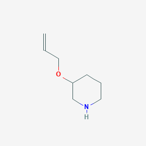 molecular formula C8H15NO B1390056 3-(Allyloxy)piperidine CAS No. 946758-97-0