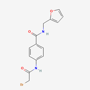 4-[(2-Bromoacetyl)amino]-N-(2-furylmethyl)-benzamide