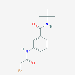 3-[(2-Bromoacetyl)amino]-N-(tert-butyl)benzamide