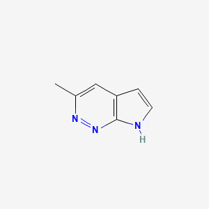 molecular formula C7H7N3 B13900706 3-methyl-7H-pyrrolo[2,3-c]pyridazine 
