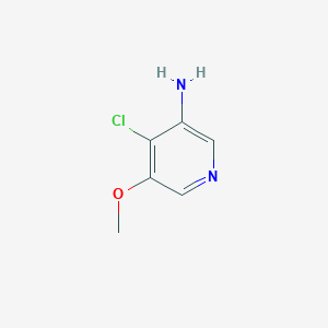 molecular formula C6H7ClN2O B1390080 4-Chloro-5-methoxypyridin-3-amine CAS No. 1105675-66-8