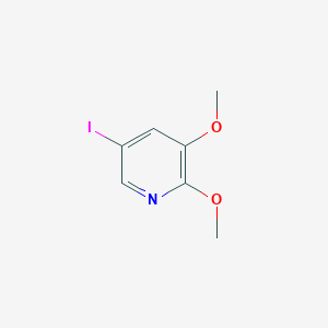 molecular formula C7H8INO2 B1390081 5-Iodo-2,3-dimethoxypyridine CAS No. 1138444-04-8