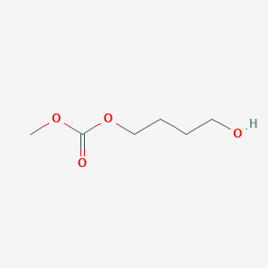 molecular formula C6H12O4 B13900829 4-[(Methoxycarbonyl)oxy]butan-1-ol CAS No. 140947-74-6