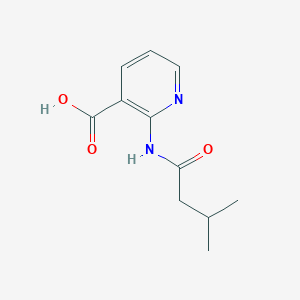 molecular formula C11H14N2O3 B13900868 2-(3-Methylbutanoylamino)pyridine-3-carboxylic acid 