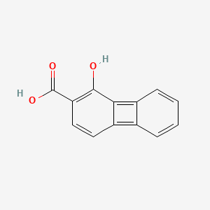 molecular formula C13H8O3 B13900924 1-Hydroxybiphenylene-2-carboxylic acid 