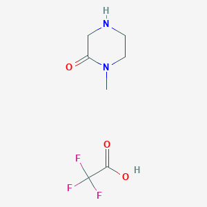 molecular formula C7H11F3N2O3 B1390104 1-Methylpiperazin-2-one trifluoroacetate CAS No. 194350-88-4