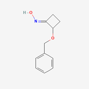 molecular formula C11H13NO2 B13901115 2-Benzyloxy-cyclobutanone oxime 