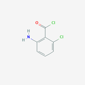 molecular formula C7H5Cl2NO B1390120 2-Amino-6-chlorobenzoyl chloride CAS No. 227328-16-7