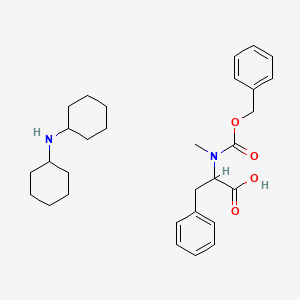 molecular formula C30H42N2O4 B13901267 N-Z-N-Methyl-L-phenylalanine dicyclohexylammonium salt 