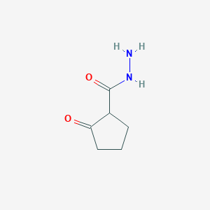 molecular formula C6H10N2O2 B1390128 2-Oxocyclopentanecarbohydrazide CAS No. 216879-92-4