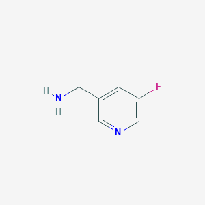 molecular formula C6H7FN2 B1390134 (5-Fluoropyridin-3-yl)methylamine CAS No. 23586-96-1