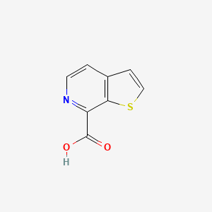 molecular formula C8H5NO2S B1390136 Thieno[2,3-C]pyridine-7-carboxylic acid CAS No. 852532-64-0