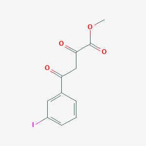molecular formula C11H9IO4 B13901493 Methyl 4-(3-iodophenyl)-2,4-dioxobutanoate 