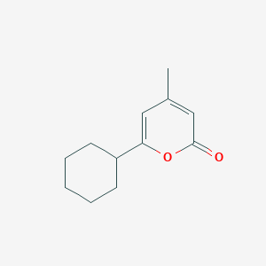 6-Cyclohexyl-4-methyl-2H-pyran-2-one