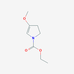molecular formula C8H13NO3 B139016 Ethyl 4-methoxy-2,3-dihydro-1H-pyrrole-1-carboxylate CAS No. 129242-70-2