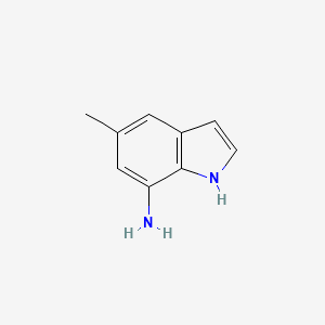 molecular formula C9H10N2 B1390161 5-methyl-1H-indol-7-amine CAS No. 90868-10-3