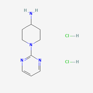 molecular formula C9H16Cl2N4 B1390169 1-(Pyrimidin-2-yl)piperidin-4-amine dihydrochloride CAS No. 1179369-48-2