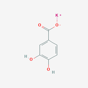 molecular formula C7H5KO4 B1390184 Potassium 3,4-dihydroxybenzoate CAS No. 91753-30-9