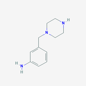 B1390194 3-((Piperazin-1-yl)methyl)benzenamine CAS No. 212392-51-3
