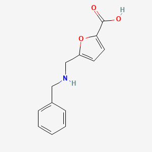 molecular formula C13H13NO3 B13902063 5-((Benzylamino)methyl)furan-2-carboxylic acid 