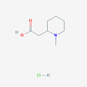 (1-Methyl-piperidin-2-yl)-acetic acid hydrochloride
