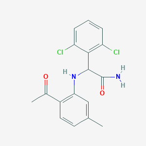 molecular formula C17H16Cl2N2O2 B139021 Loviride CAS No. 141030-40-2