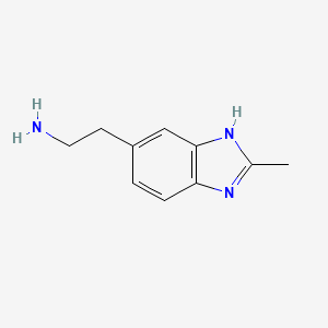 2-(2-methyl-1H-benzo[d]imidazol-5-yl)ethanamine