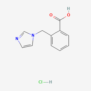 2-Imidazol-1-ylmethyl-benzoic acid hydrochloride