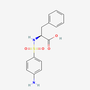 molecular formula C15H16N2O4S B13902276 ((4-Aminophenyl)sulfonyl)-L-phenylalanine 