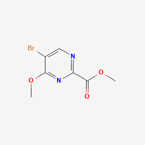 molecular formula C7H7BrN2O3 B13902306 Methyl 5-bromo-4-methoxy-pyrimidine-2-carboxylate 