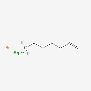 molecular formula C7H13BrMg B13902317 Hept-6-enylmagnesium bromide 