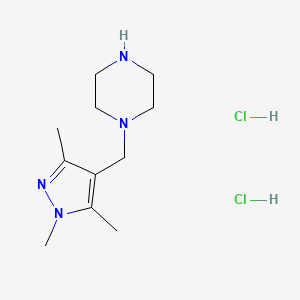 1-(1,3,5-Trimethyl-1H-pyrazol-4-ylmethyl)-piperazine dihydrochloride