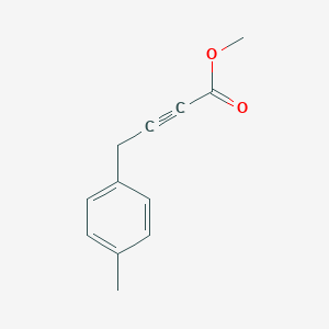 molecular formula C12H12O2 B13902389 Methyl 4-(4-methylphenyl)but-2-ynoate CAS No. 1340497-84-8