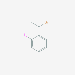 molecular formula C8H8BrI B13902414 1-(1-Bromoethyl)-2-iodobenzene 