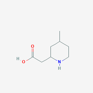 2-(4-Methylpiperidin-2-yl)acetic acid